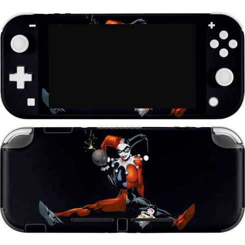 DC Comics Harley Quinn Playfull Pose Nintendo Switch Lite Skin
