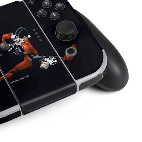 DC Comics Harley Quinn Playfull Pose Nintendo Switch OLED (2021) Skin