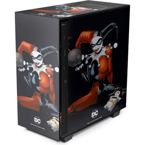DC Comics Harley Quinn Playfull Pose NZXT H510 Compact ATX Mid-Tower Case Skin