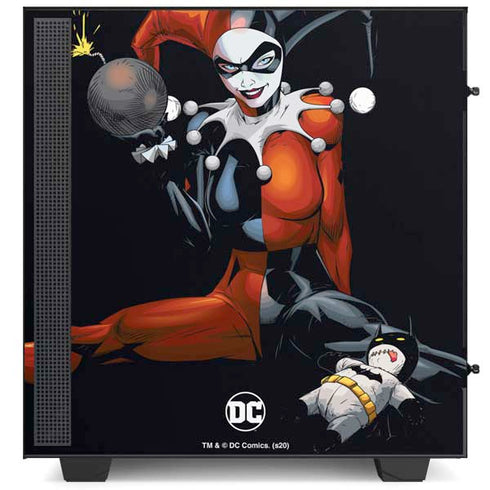 DC Comics Harley Quinn Playfull Pose NZXT H510 Compact ATX Mid-Tower Case Skin