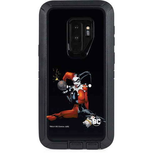 DC Comics Harley Quinn Playfull Pose Otterbox Defender Galaxy Skin