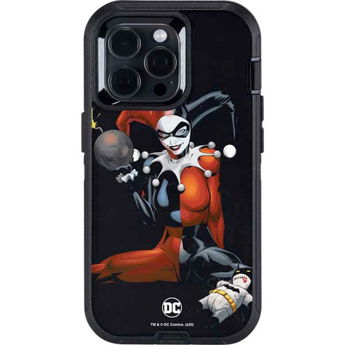 DC Comics Harley Quinn Playfull Pose Otterbox Defender iPhone Skin
