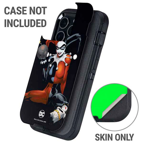 DC Comics Harley Quinn Playfull Pose Otterbox Defender iPhone Skin