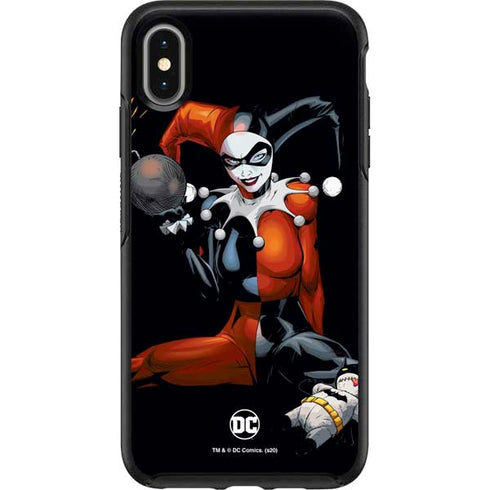 DC Comics Harley Quinn Playfull Pose Otterbox Symmetry iPhone Skin