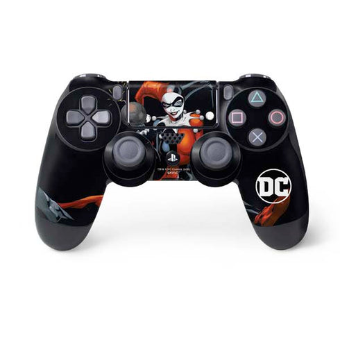 DC Comics Harley Quinn Playfull Pose PS4 Controller Skin