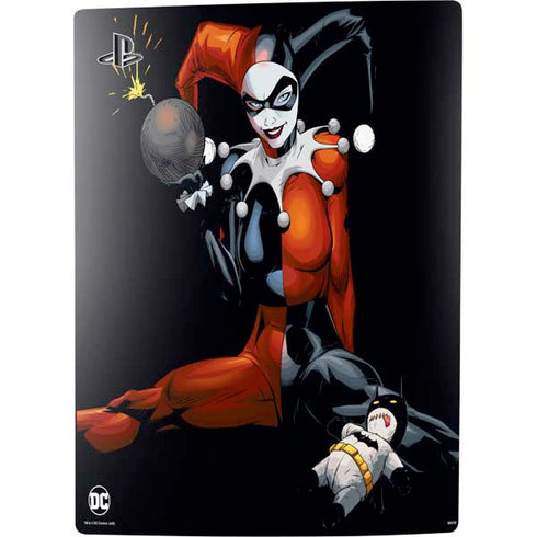 DC Comics Harley Quinn Playfull Pose PS5 Digital Edition Console Skin
