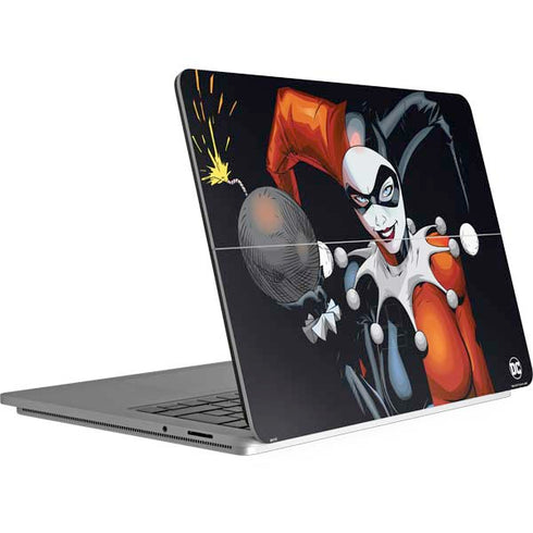 DC Comics Harley Quinn Playfull Pose Surface Laptop Studio Skin