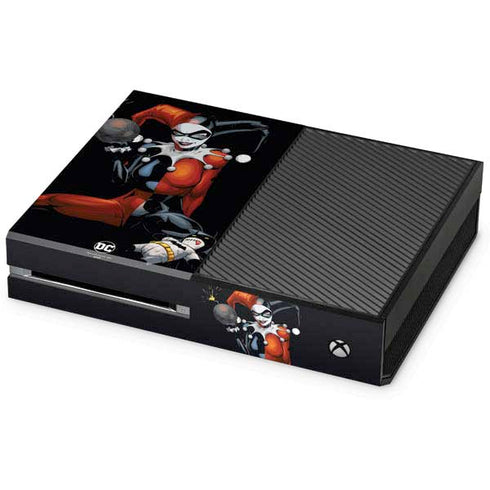 DC Comics Harley Quinn Playfull Pose Xbox One Console Skin