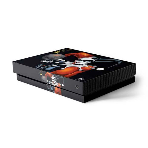 DC Comics Harley Quinn Playfull Pose Xbox One X Console Skin