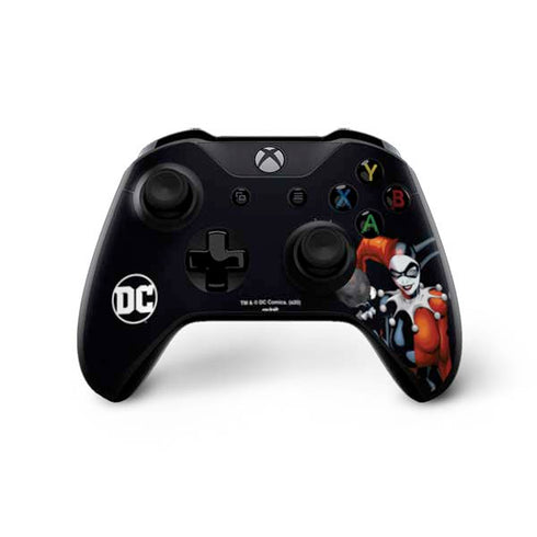 DC Comics Harley Quinn Playfull Pose Xbox One X Controller Skin