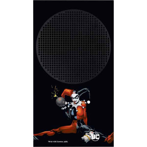 DC Comics Harley Quinn Playfull Pose Xbox Series S Console Skin