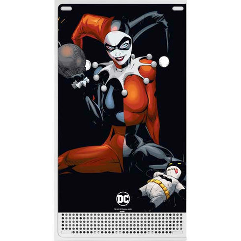 DC Comics Harley Quinn Playfull Pose Xbox Series S Console Skin
