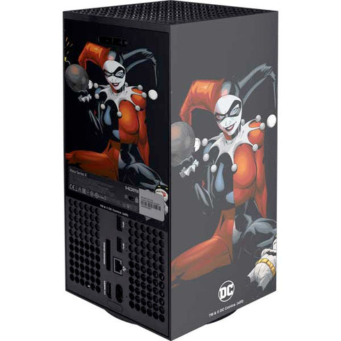 DC Comics Harley Quinn Playfull Pose Xbox Series X Console Skin