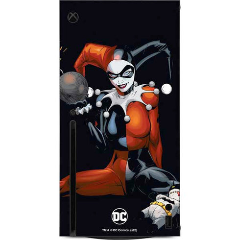 DC Comics Harley Quinn Playfull Pose Xbox Series X Console Skin