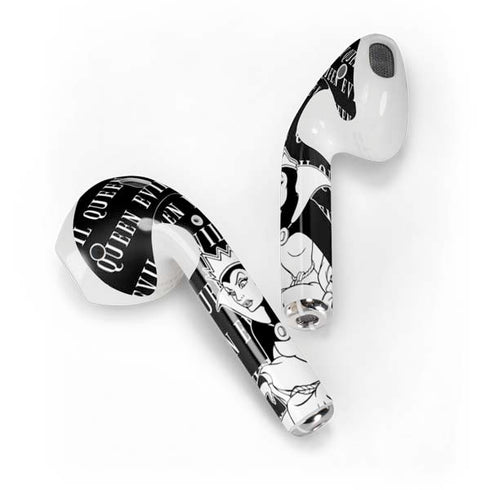 Disney Villains Evil Queen Black and White Apple AirPods Skin