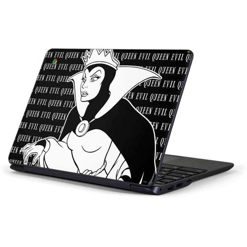 Disney Villains Evil Queen Black and White Samsung Chromebook Skin