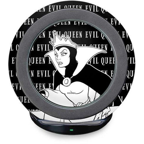 Disney Villains Evil Queen Black and White Fast Charge Wireless Charging Stand Skin