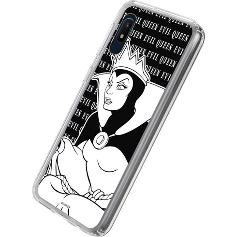 Disney Villains Evil Queen Black and White Galaxy A10e Clear Case