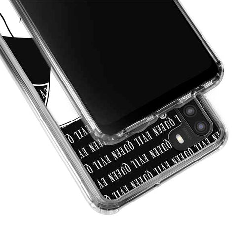 Disney Villains Evil Queen Black and White Galaxy A21 Clear Case