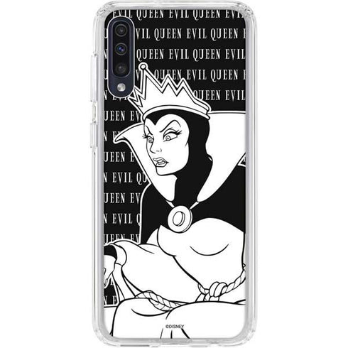 Disney Villains Evil Queen Black and White Galaxy A50 Clear Case