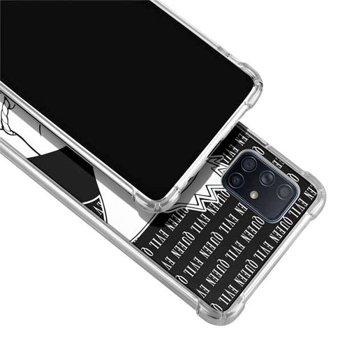 Disney Villains Evil Queen Black and White Galaxy A51 5G Clear Case