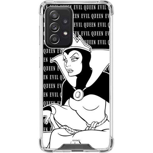 Disney Villains Evil Queen Black and White Galaxy A52 5G Clear Case