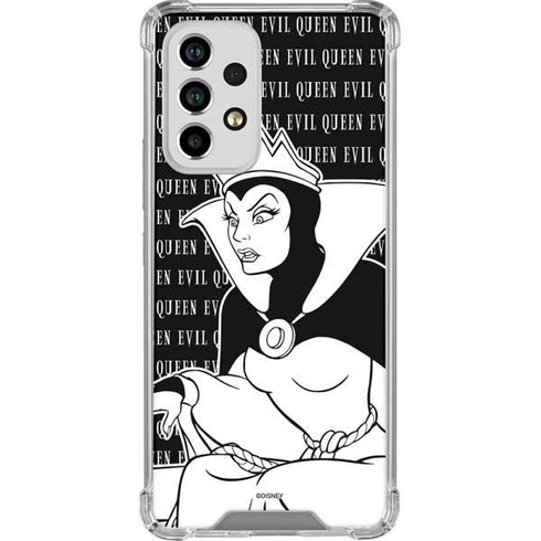Disney Villains Evil Queen Black and White Galaxy A53 5G Clear Case