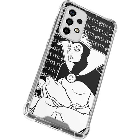 Disney Villains Evil Queen Black and White Galaxy A53 5G Clear Case