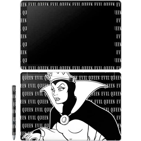 Disney Villains Evil Queen Black and White Galaxy Book 12in Skin