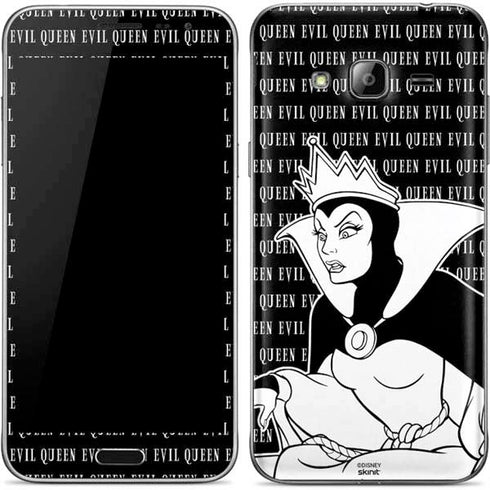 Disney Villains Evil Queen Black and White Galaxy J3 Skin