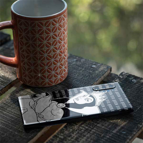 Disney Villains Evil Queen Black and White Galaxy Note 10 Plus Skin