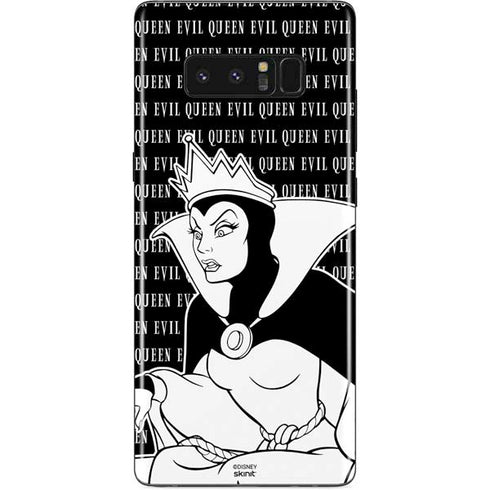 Disney Villains Evil Queen Black and White Galaxy Note 8 Skin