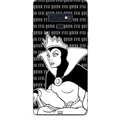Disney Villains Evil Queen Black and White Galaxy Note 9 Skin