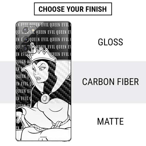 Disney Villains Evil Queen Black and White Galaxy Note20 5G Skin
