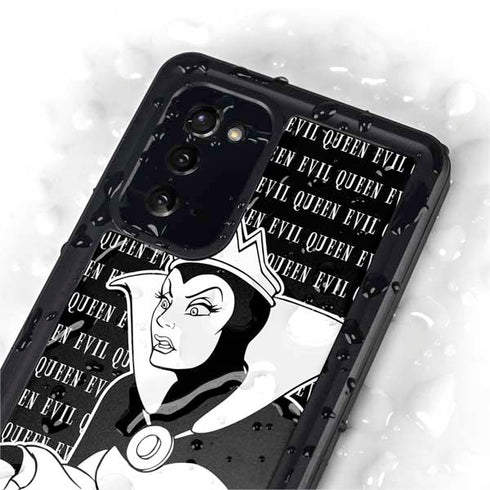 Disney Villains Evil Queen Black and White Galaxy Note20 5G Waterproof Case
