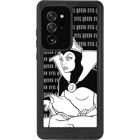 Disney Villains Evil Queen Black and White Galaxy Note20 Ultra 5G Waterproof Case
