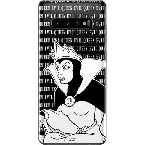 Disney Villains Evil Queen Black and White Galaxy S10 Plus Skin