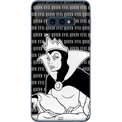 Disney Villains Evil Queen Black and White Galaxy S10e Skin
