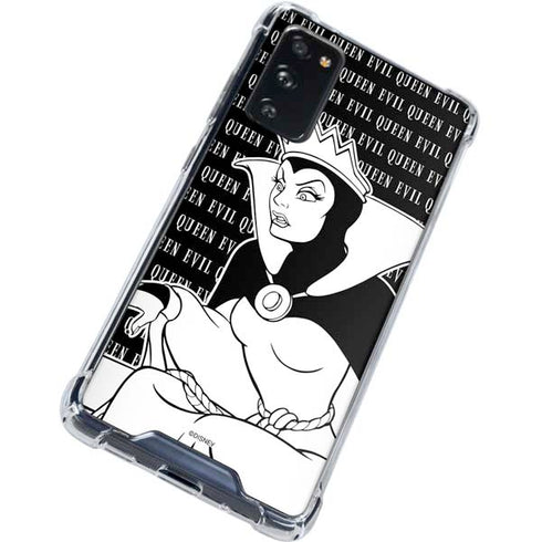 Disney Villains Evil Queen Black and White Galaxy S20 FE Clear Case