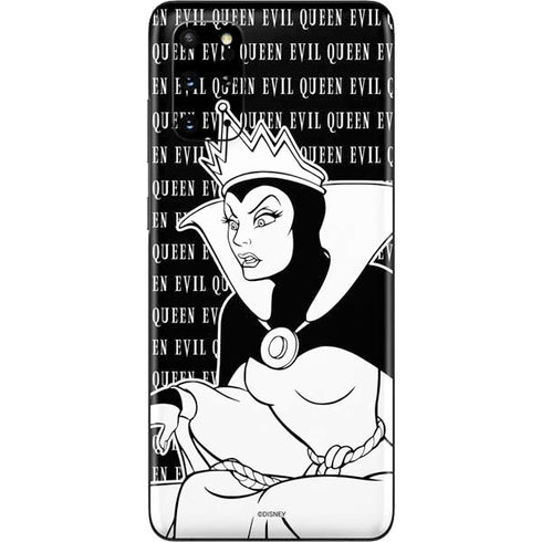 Disney Villains Evil Queen Black and White Galaxy S20 Plus Skin
