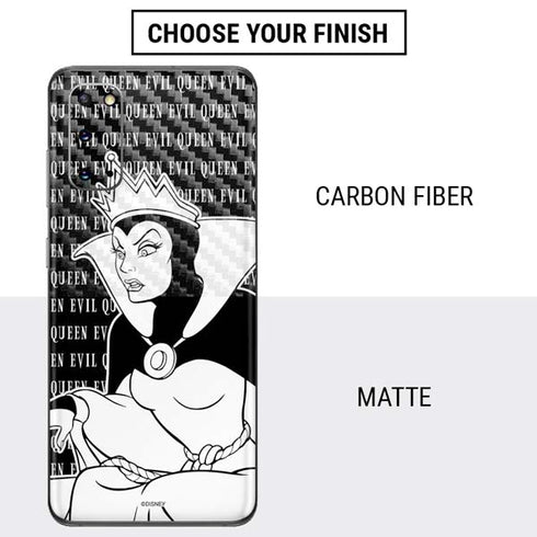 Disney Villains Evil Queen Black and White Galaxy S20 Skin