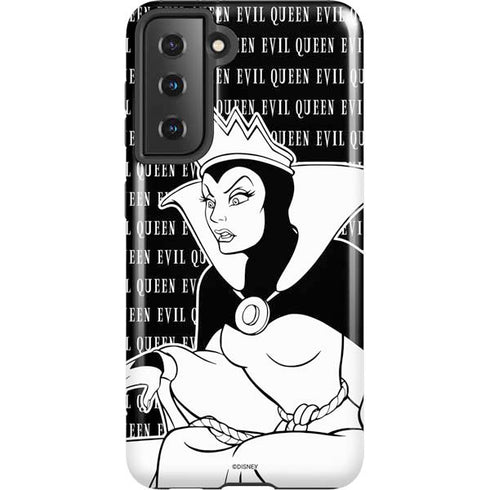 Disney Villains Evil Queen Black and White Galaxy S21 5G Pro Case