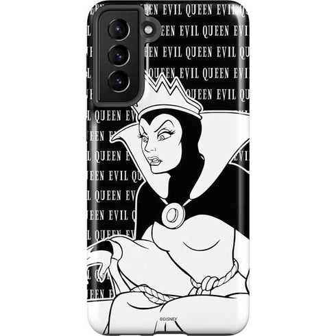 Disney Villains Evil Queen Black and White Galaxy S21 Plus 5G Pro Case