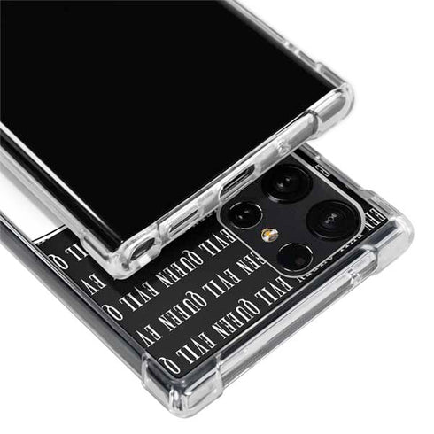 Disney Villains Evil Queen Black and White Galaxy S22 Ultra Clear Case