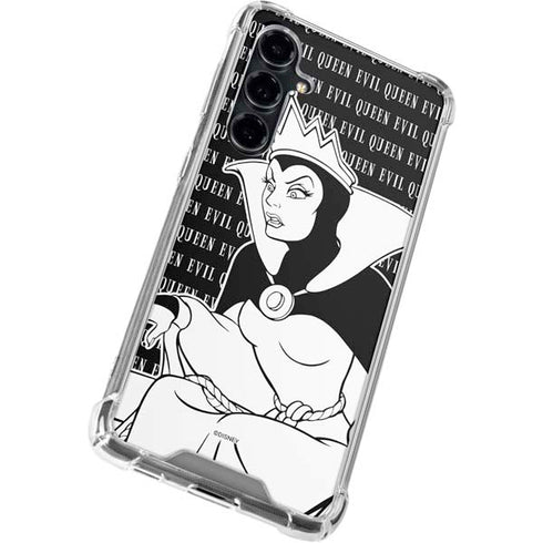 Disney Villains Evil Queen Black and White Galaxy S23 FE Clear Case