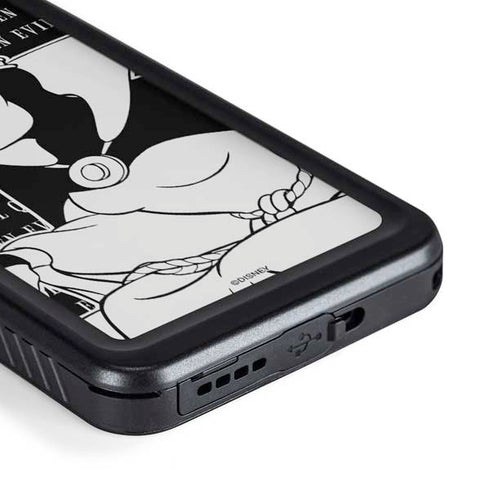 Disney Villains Evil Queen Black and White Galaxy S23 Plus Waterproof Case