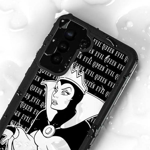 Disney Villains Evil Queen Black and White Galaxy S23 Plus Waterproof Case