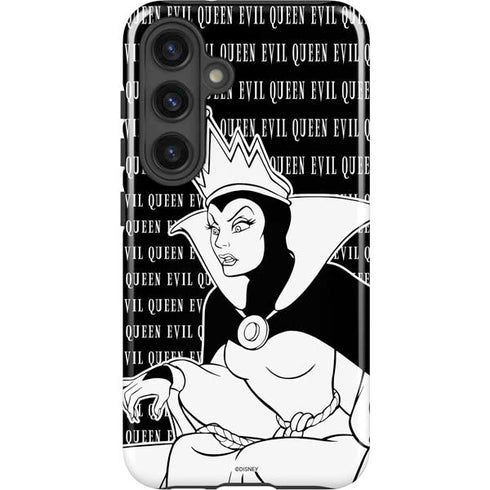 Disney Villains Evil Queen Black and White Galaxy S24 Plus Impact Case