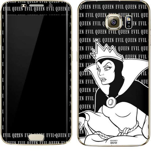 Disney Villains Evil Queen Black and White Galaxy S7 Edge Skin