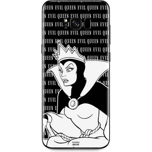 Disney Villains Evil Queen Black and White Galaxy S8 Plus Skin